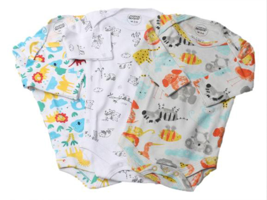 بادی آستین بلند پسرانه نوزادی سایز 6-3 ماه ماماس اند پاپاس Mamas & papas