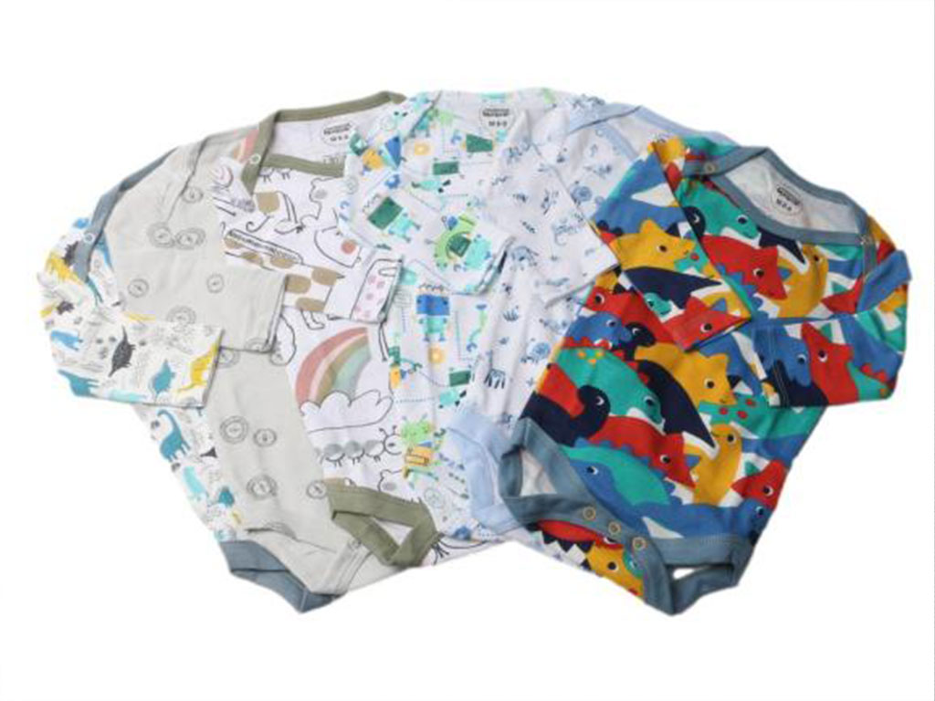 بادی آستین بلند پسرانه نوزادی سایز 9-6 ماه ماماس اند پاپاس Mamas & papas