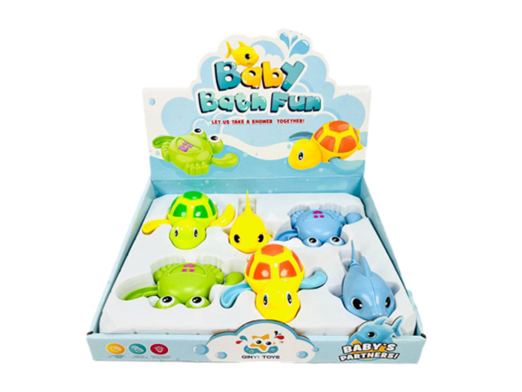 اسباب بازی حمام مدل کوکی طرح حیوانات دریایی