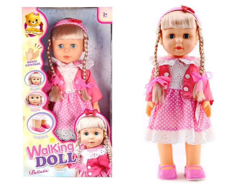 عروسک دخترانه راهرو و موزیکال belinda اسباب بازی