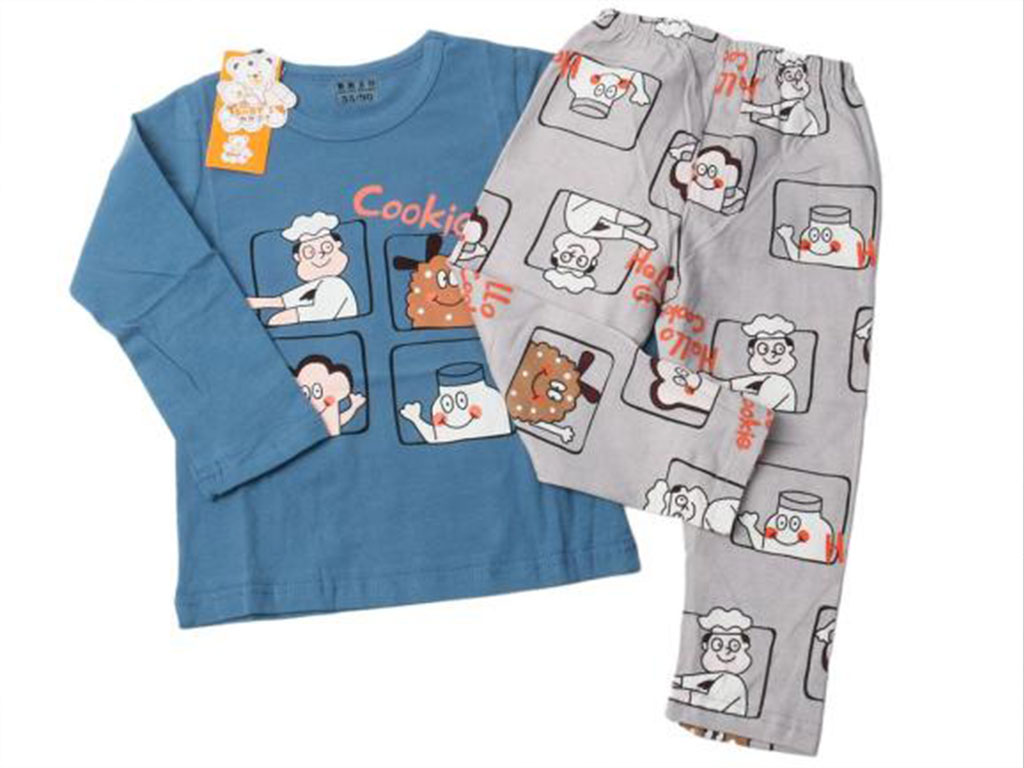 بلوز و شلوار راحتی پسرانه طرح cookie