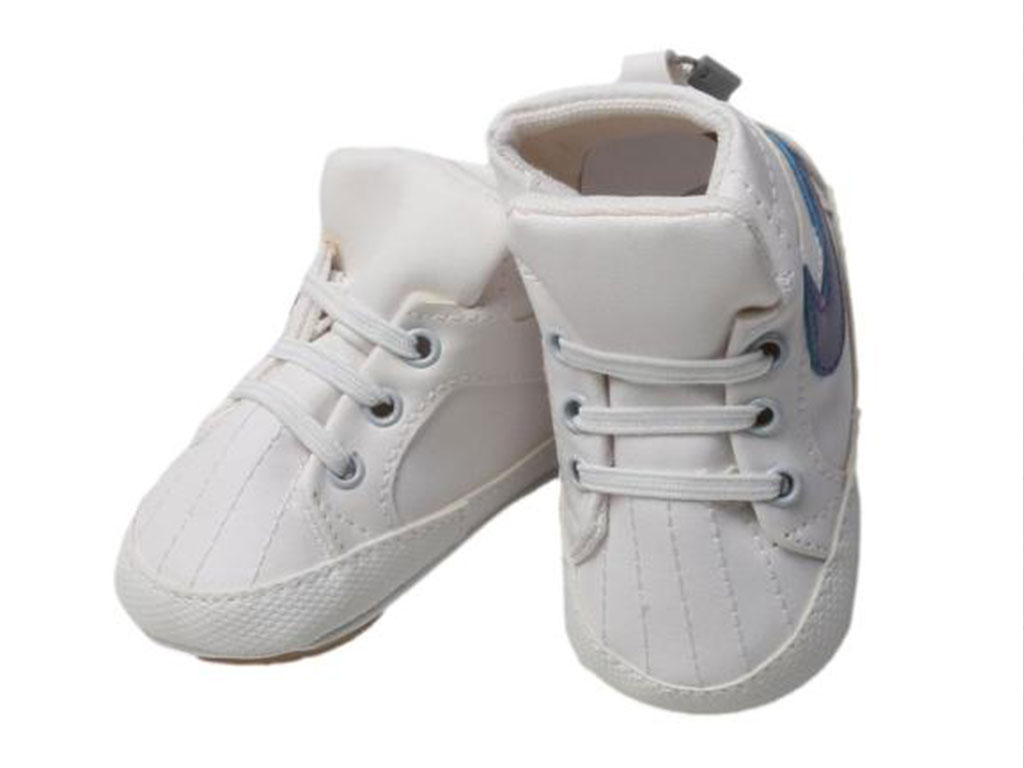 پاپوش نوزادی استپ دار پسرانه ساق دار با طرح نایک