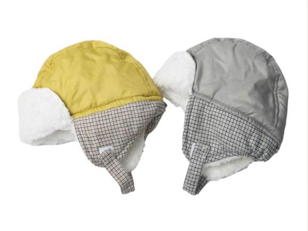 کلاه زمستانی نوزادی چسبی با رویه شمعی  papo