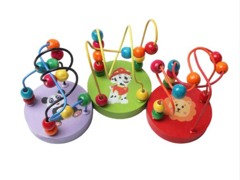 ماز گوی و پایه چوبی اسباب بازی