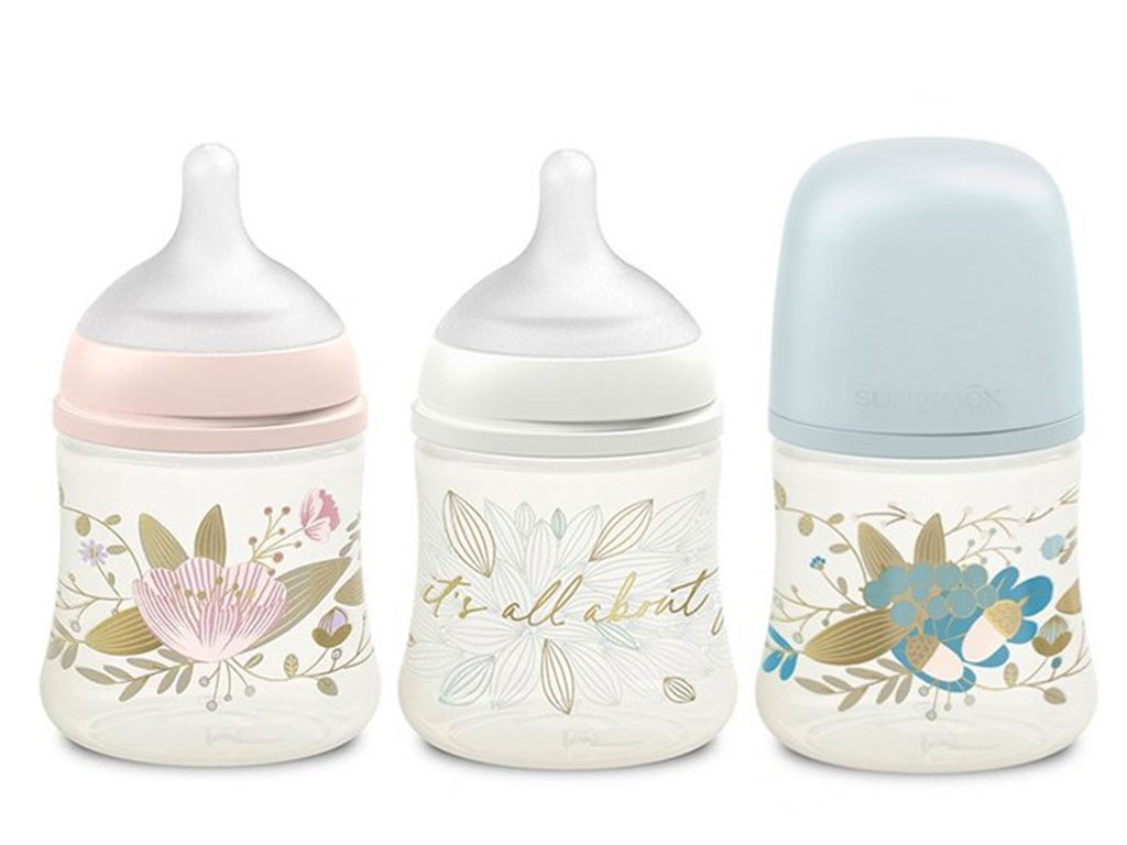 شیشه شیر گلد نوزادی 150 میلی لیتر سواوینکس suavinex