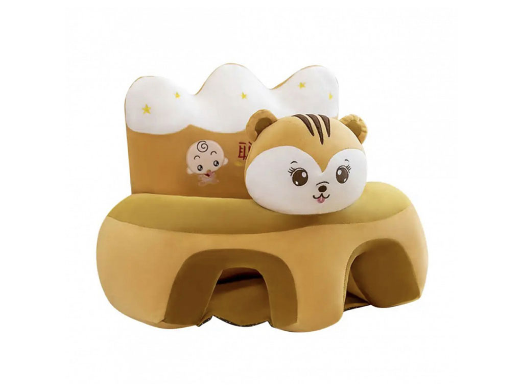 مبل آموزشی مخمل پولیشی نوزادی طرح حیوانات