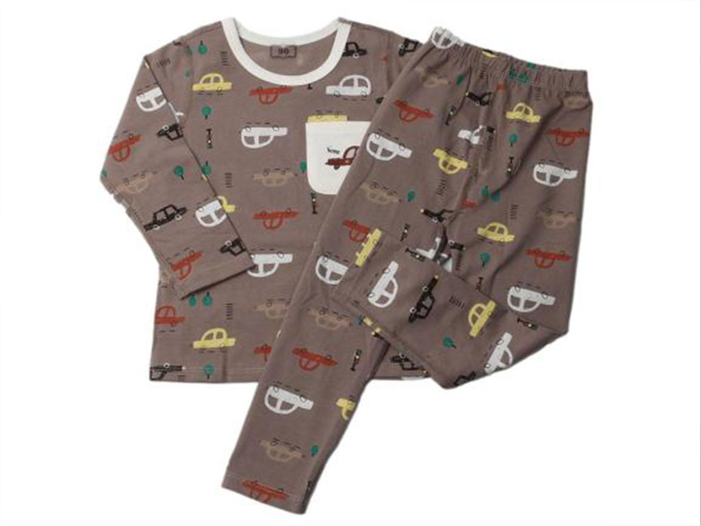 بلوز و شلوار راحتی پسرانه طرح ماشین