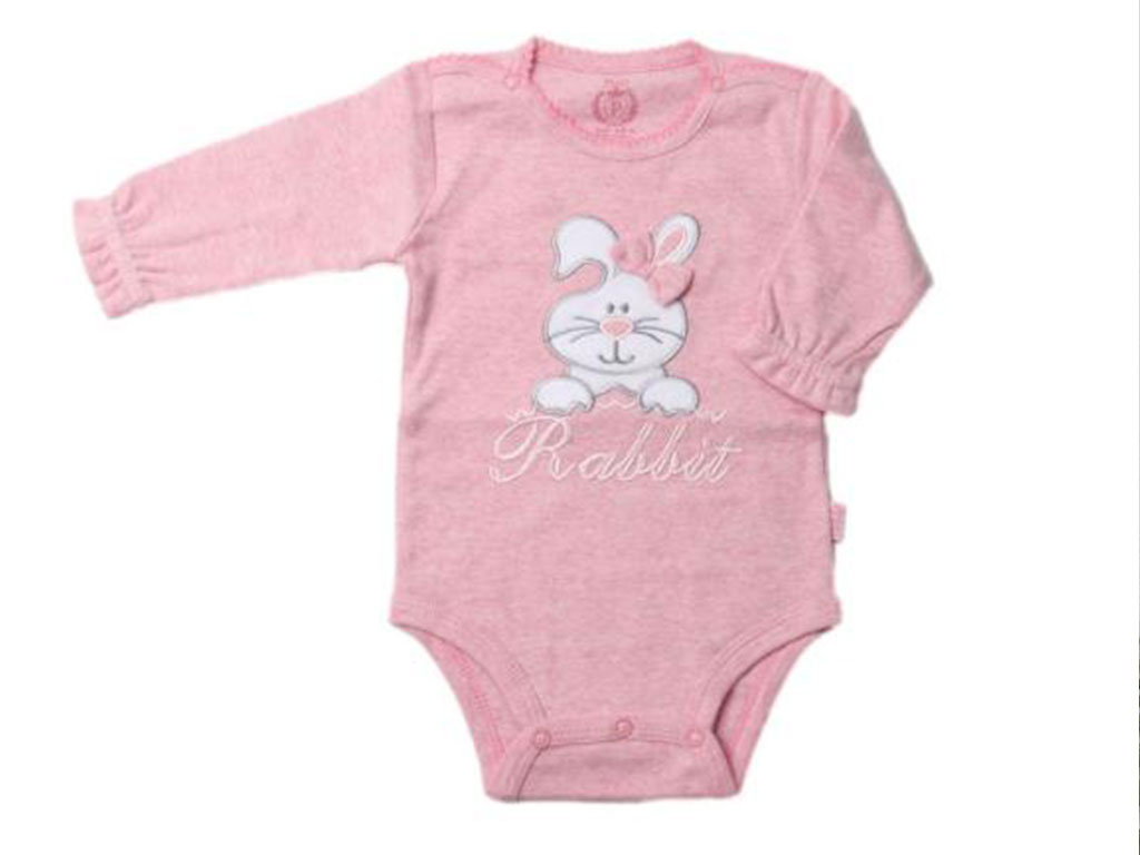 بادی نوزادی دخترانه طرح خرگوش rabbit پاریز Pariz
