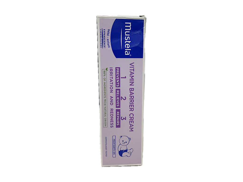 کرم سوختگی نوزاد 100 میل مدل  3 2 1   BARRIER موستلا  mustela