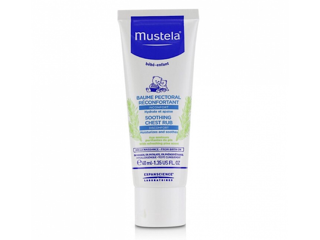 کرم آرامش بخش و تسکین قفسه سینه نوزاد دهنده حجم 40 میلی لیتر موستلا   mustela