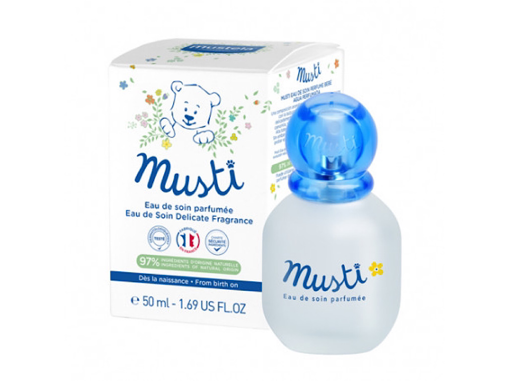 ادکلن کودک موستلا مدل Musti حجم 50 میلی لیتر mustela