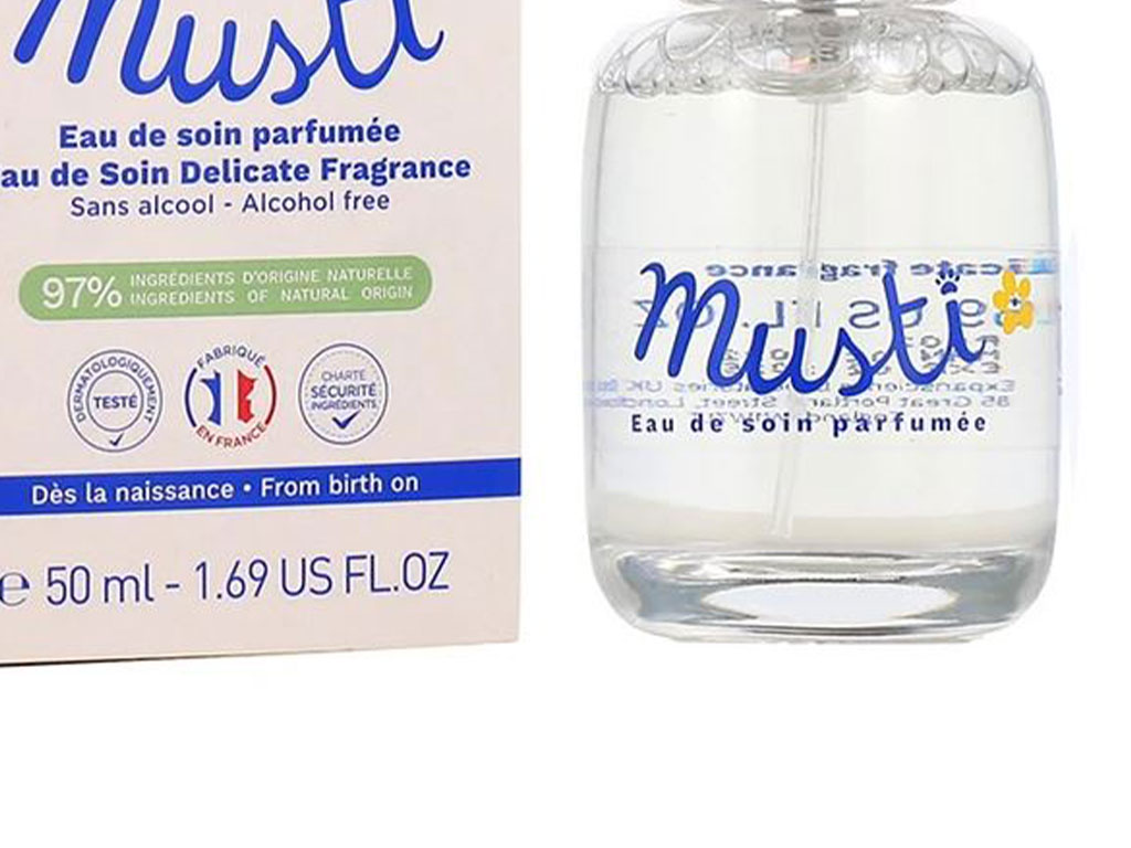 ادکلن کودک موستلا مدل Musti حجم 50 میلی لیتر mustela