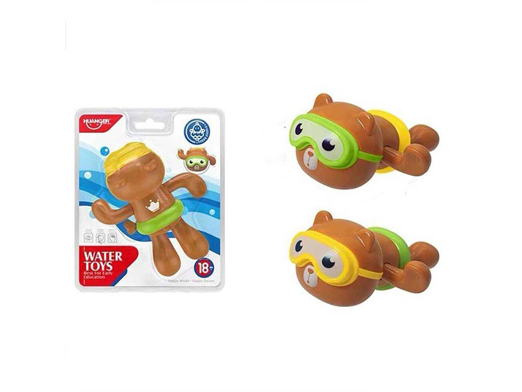 اسباب بازی حمام خرس شناگر مدل کوکی هانگر huanger
