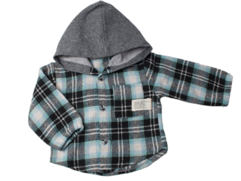 شومیز پشمی کلاهدار طرح کت  candy