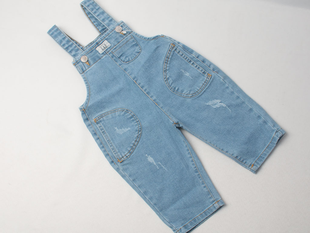 شلوار پیشبندی زاپ دار جین gap denim