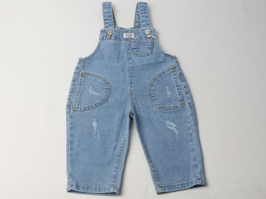 شلوار پیشبندی زاپ دار جین gap denim