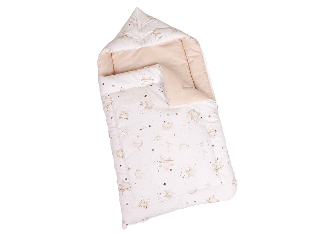 قنداق فرنگی نوزادی  زیپ دار طرح کهکشان الا ELA