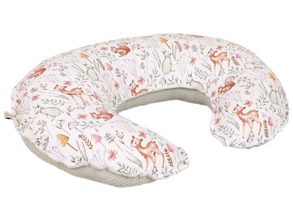 بالشت چند منظوره شیردهی نوزاد طرح چمنزار سبزآبی الا ELA