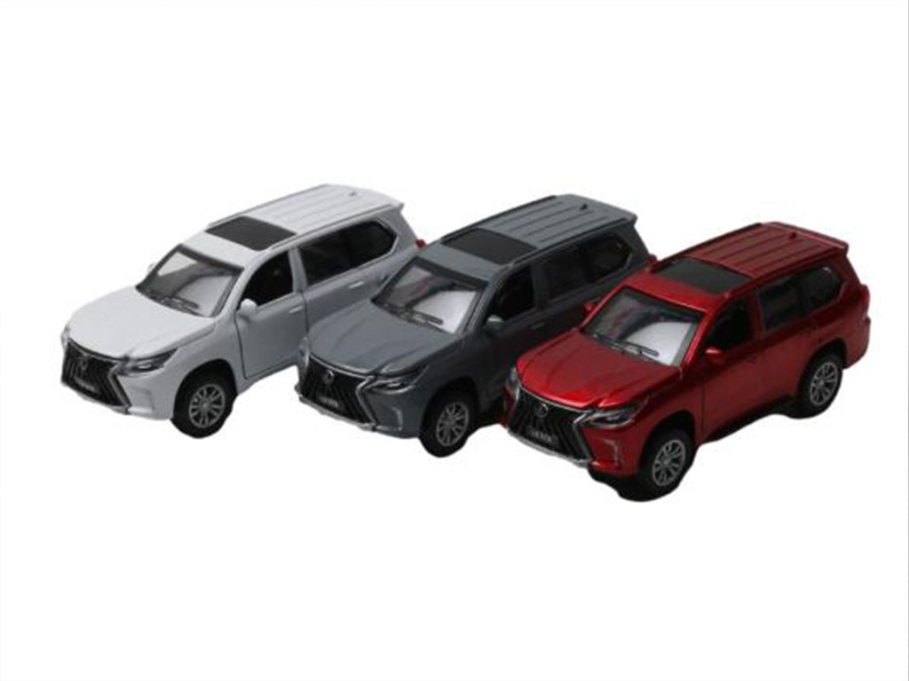 ماشین فلزی عقب کش و موزیکال مدل لکسوس اسباب بازی