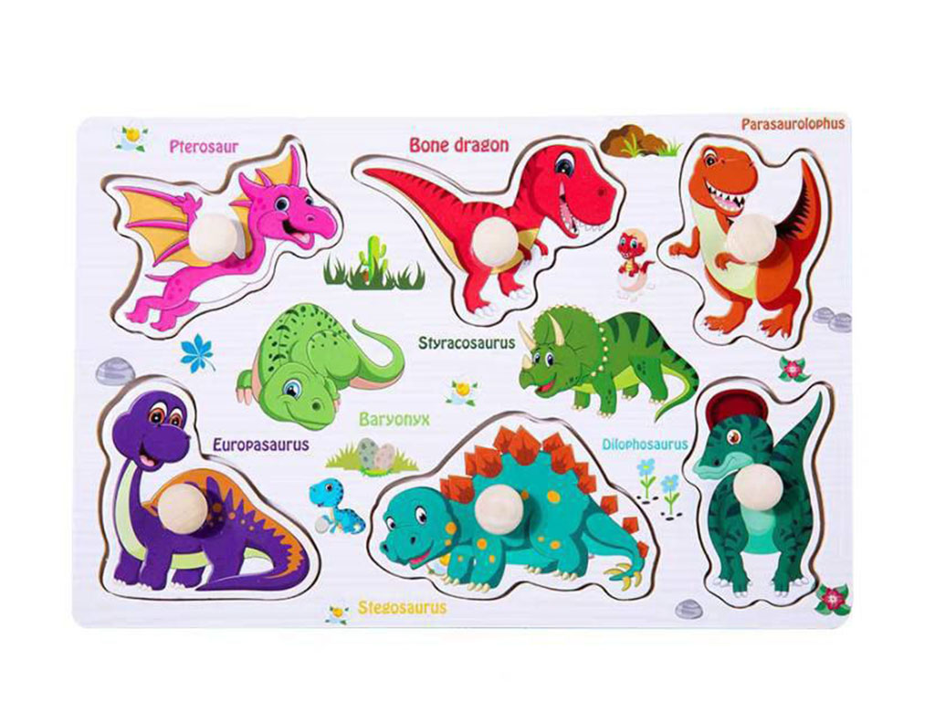 جورچین چوبی صفحه ای پین دار اسباب بازی