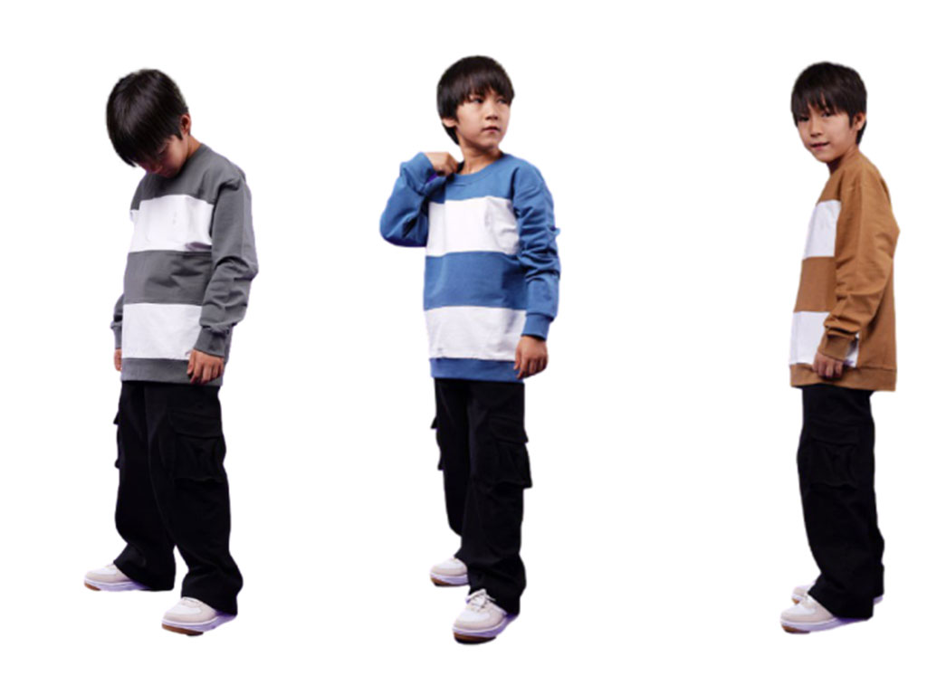 بلوز آستین بلند 1 سال پسرانه دورس راه راه رنگی پولو polo