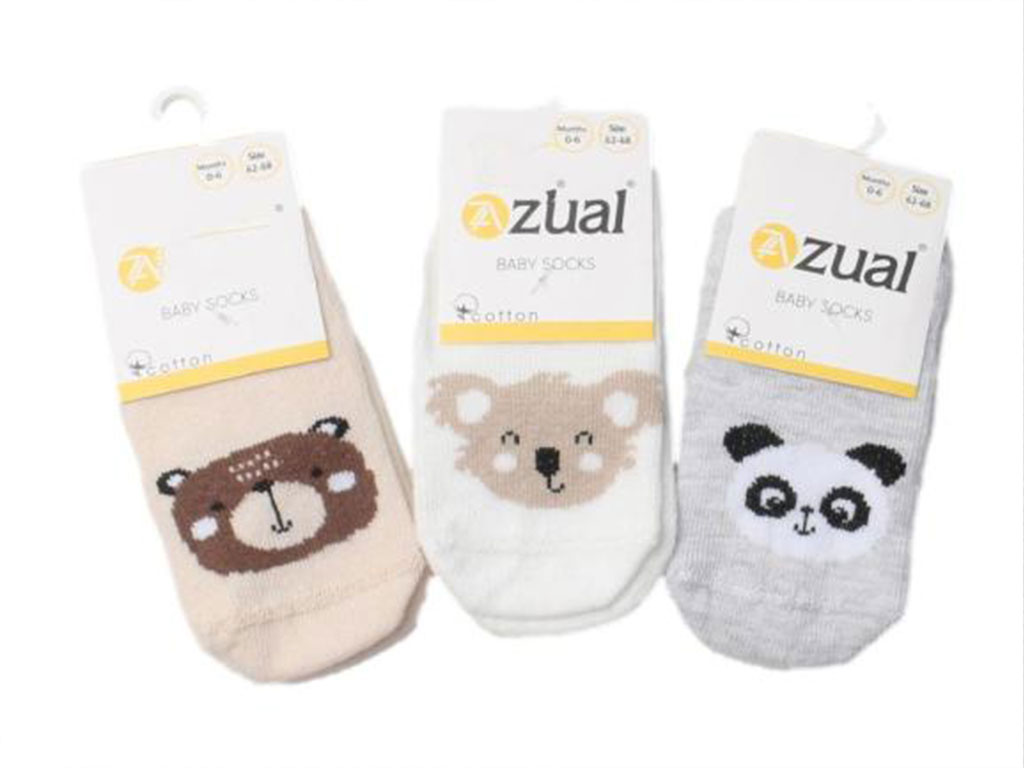 جوراب ساق دار نوزادی طرح حیوانات ZUAL