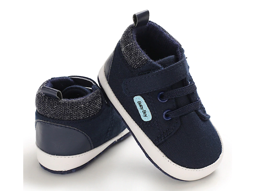 پاپوش استپ دار نوزادی رنگ سرمه ای