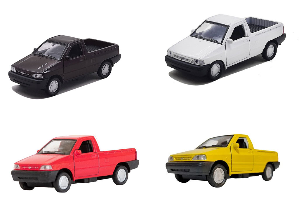 ماشین فلزی عقب کش مدل پراید وانت اسباب بازی