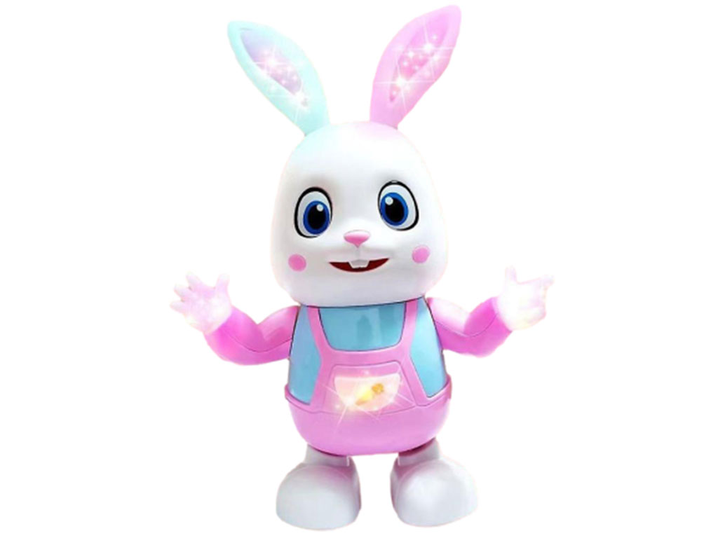 خرگوش موزیکال و چراغ دار اسباب بازی