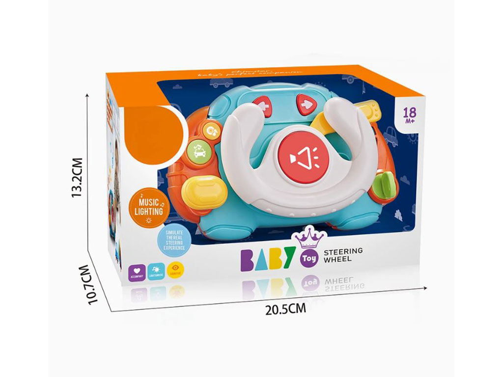 فرمان موزیکال و چراغ دار اسباب بازی baby toy