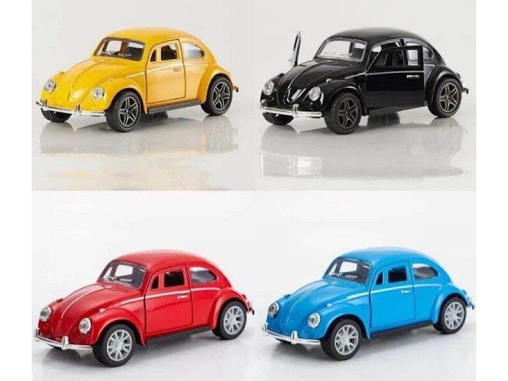 ماشین فولکس فلزی عقب کش اسباب بازی