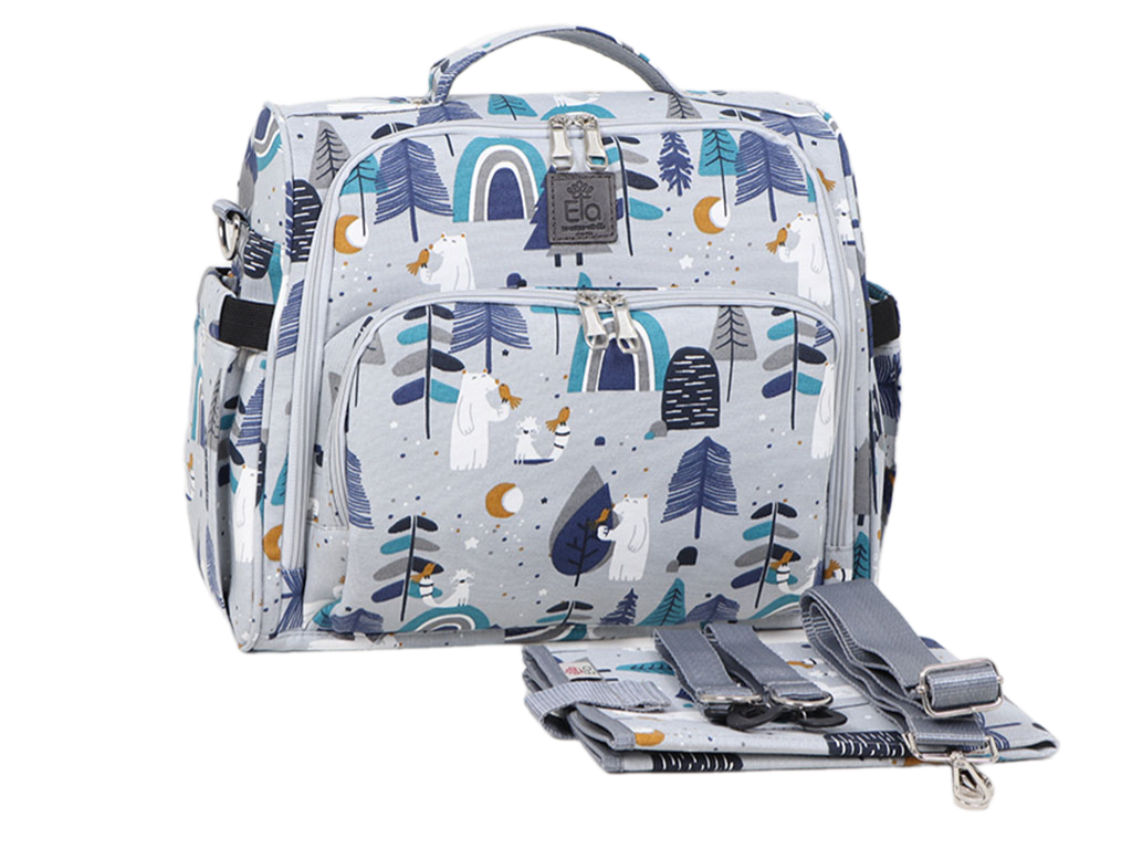 کوله پشتی و ساک لوازم ۳ کاره یونا خرسی الا  ELA