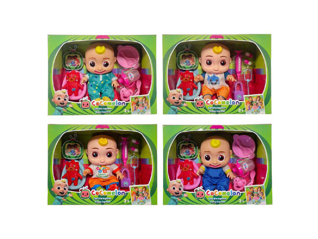 عروسک گوشتی کوکوملون به همراه لوازم جانبی اسباب بازی