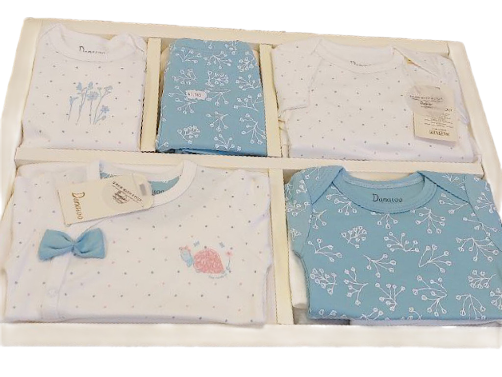ست بیمارستانی 17 تکه نوزادی طرح لاک پشت و گل  دانالو Danaloo
