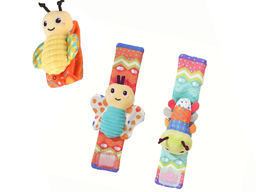 مچ بند دو عددی نوزادی طرح عروسکی حیوانات  huggy buggy