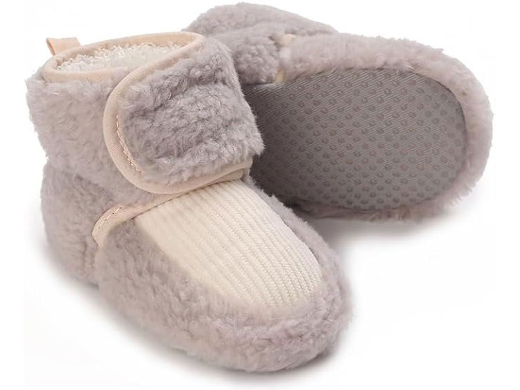 پاپوش ساق دار زمستانی استپ دار توکرکی طوسی روشن