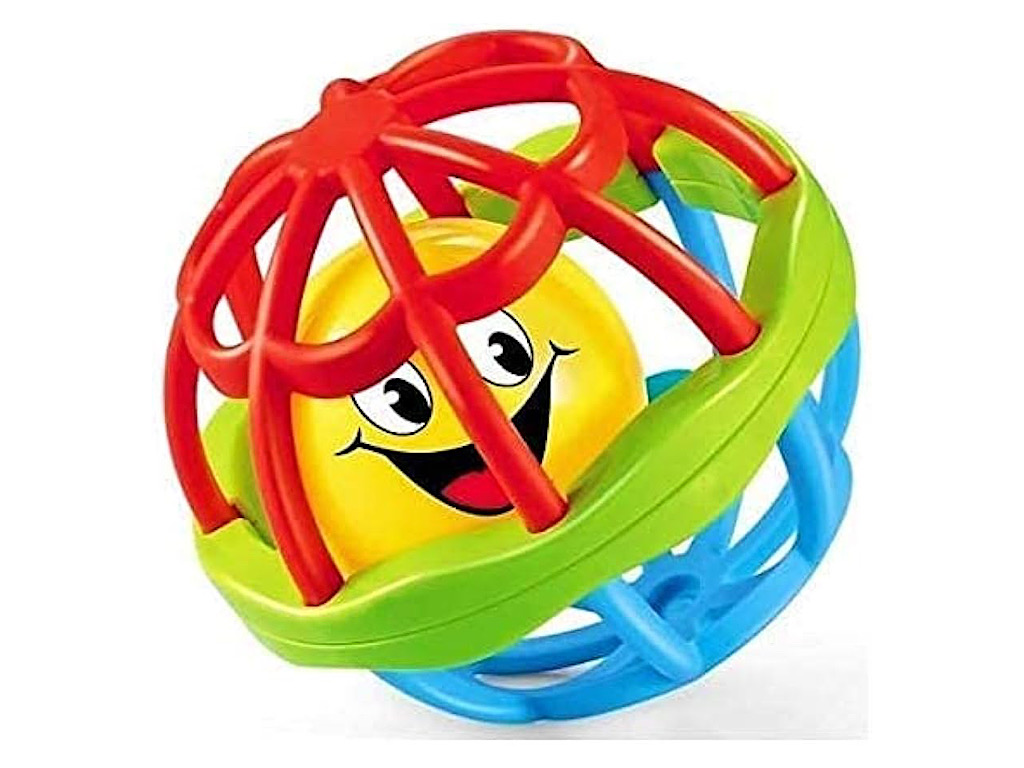 جغجغه توپی سیلیکونی منعطف نوزادی (سایز کوچک)