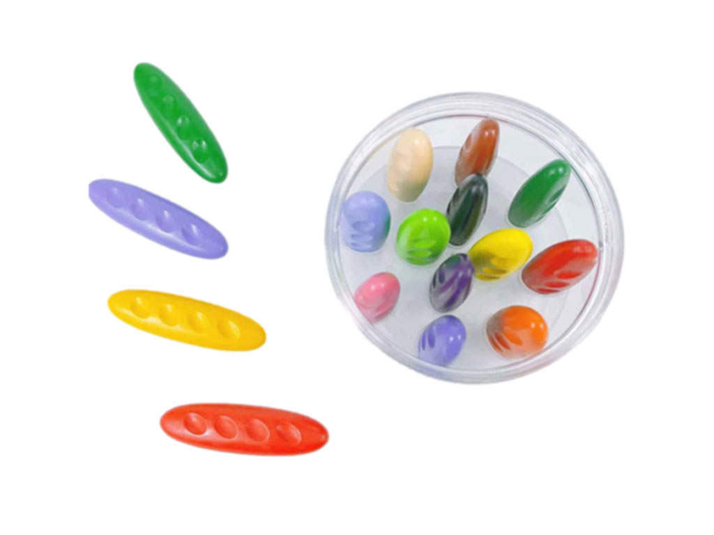 مداد شمعی جادویی بادومی 12 رنگ