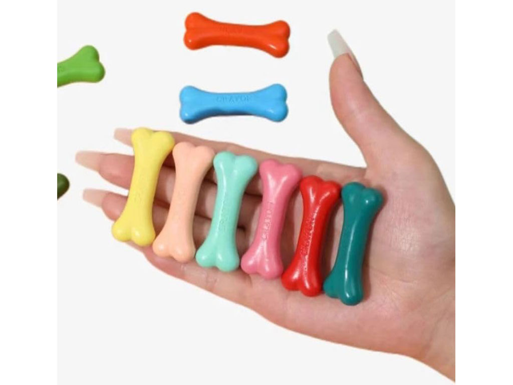 مداد شمعی جادویی 12 رنگ استخوانی