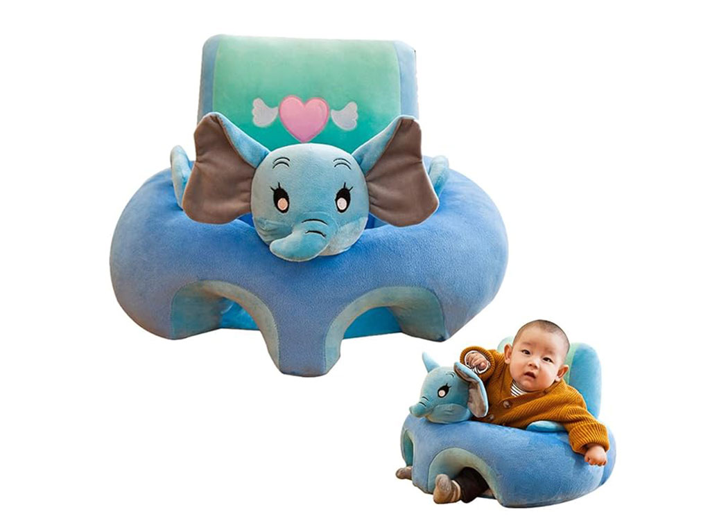 مبل آموزشی مخمل پولیشی نوزادی طرح حیوانات