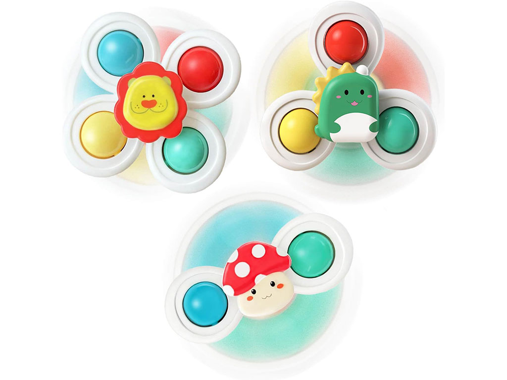 اسپینر جغجغه ای چسبان 3 عددی اسباب بازی