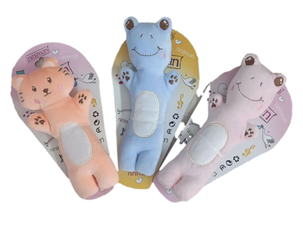 جغجغه سوسیسی پولیشی نوزادی طرح حیوانات