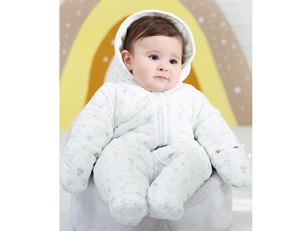 کاپشن سرهمی (اورال) طرح بالون و حیوانات نوزادی دانالو Danaloo