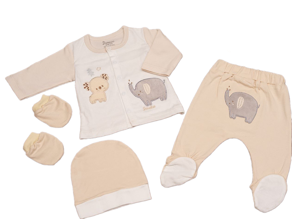 ست بیمارستانی 4 تکه نوزادی طرح دوستان کوچک دانالو Danaloo