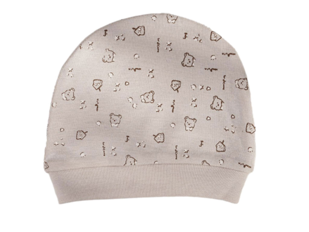 کلاه نخی نوزادی طرح خرس پاپو papo