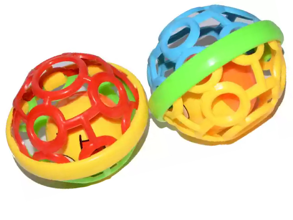 جغجغه توپی بزرگ  سیلیکونی منعطف نوزادی