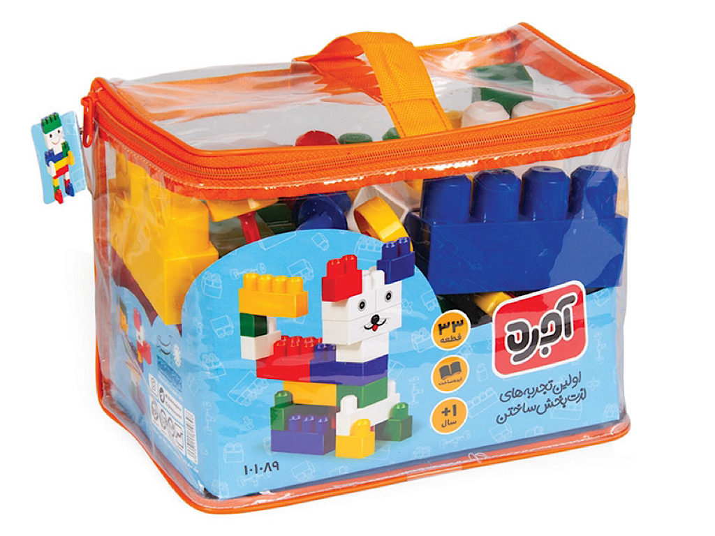 لگو ساختنی آجره 33 قطعه اسباب بازی کیفی