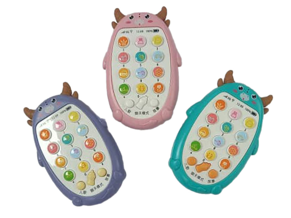 موبایل موزیکال و چراغ دار طرح گاو