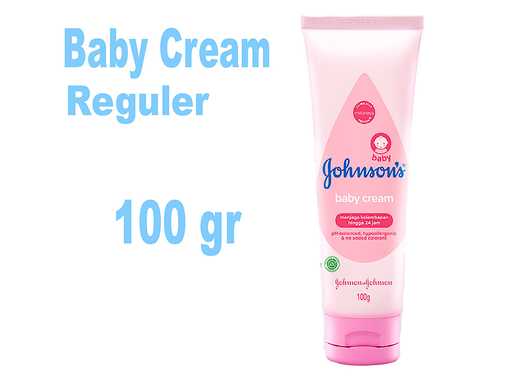 کرم مرطوب کننده صورت و بدن کودک با عصاره بابونه 100 میل جانسون Johnsons