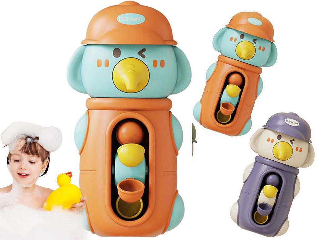 اسباب بازی داخل حمام طرح فیل آب ریز